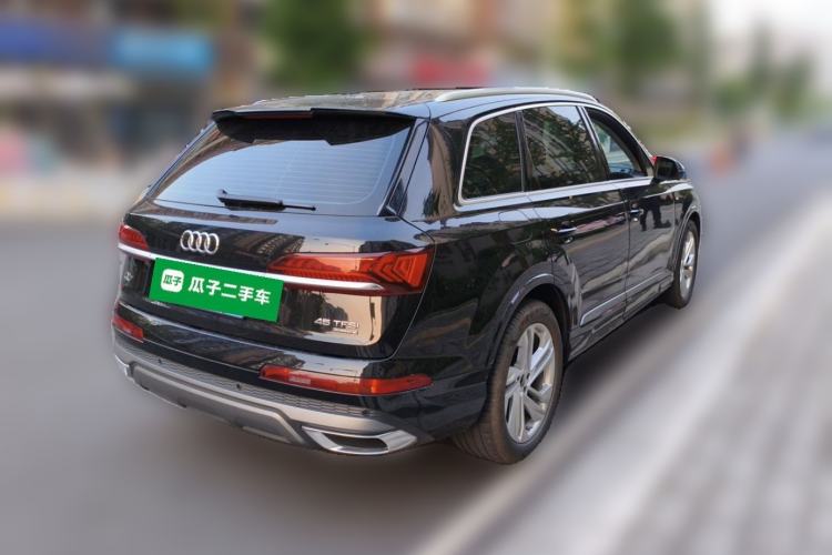 Used Audi Q7 2023 45 TFSI quattro S line Sport model Rear Right 45 Deg