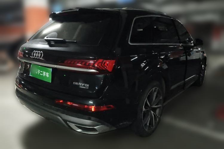 Used Audi Q7 2023 55 TFSI quattro S line Sport Edition Rear Right 45 Deg