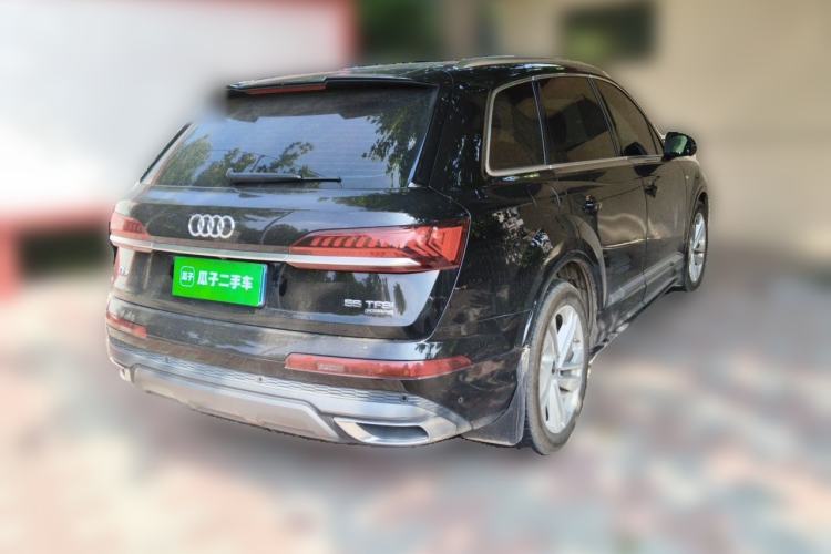 Used Audi Q7 2023 45 TFSI quattro S line Sport model Rear Right 45 Deg