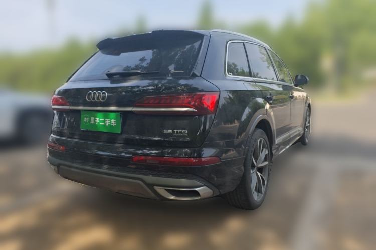 Used Audi Q7 2023 55 TFSI quattro S line Sport Edition Rear Right 45 Deg