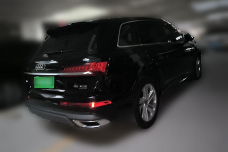 Used Audi Q7 2023 45 TFSI quattro S line Sport model Rear Right 45 Deg