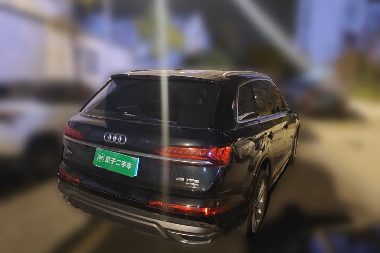 Used Audi Q7 2023 45 TFSI quattro S line Sport model Rear Right 45 Deg