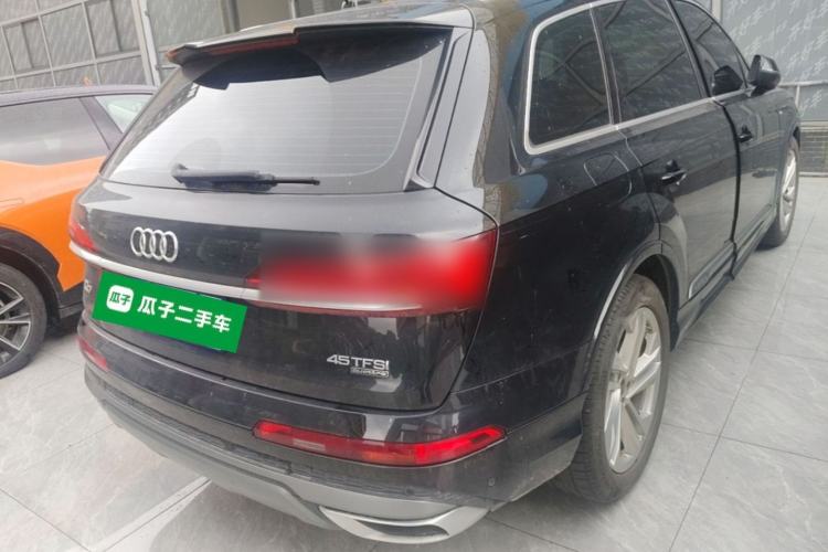 Used Audi Q7 2023 45 TFSI quattro S line Sport model Rear Right 45 Deg