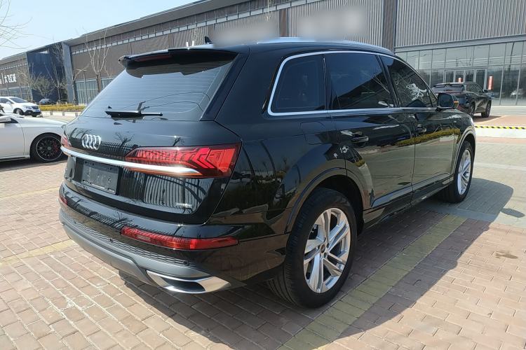 Used Audi Q7 2023 45 TFSI quattro S line Sport model Rear Right 45 Deg