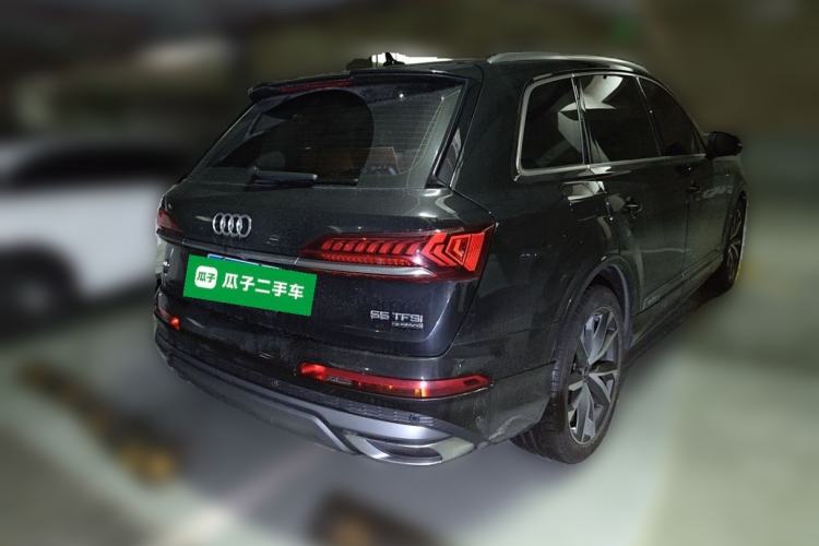 Used Audi Q7 2023 55 TFSI quattro S line Sport Edition Rear Right 45 Deg