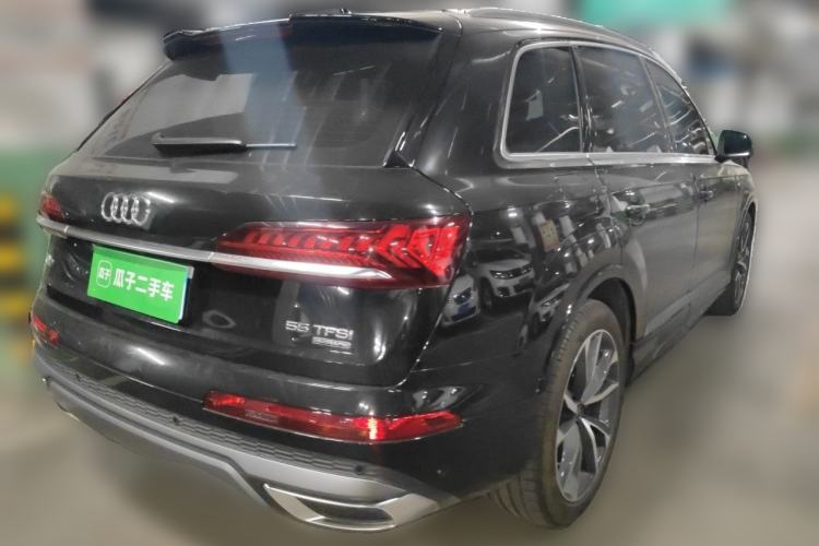 Used Audi Q7 2023 55 TFSI quattro S line Sport Edition Rear Right 45 Deg