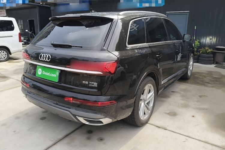 Used Audi Q7 2023 45 TFSI quattro S line Sport model Rear Right 45 Deg