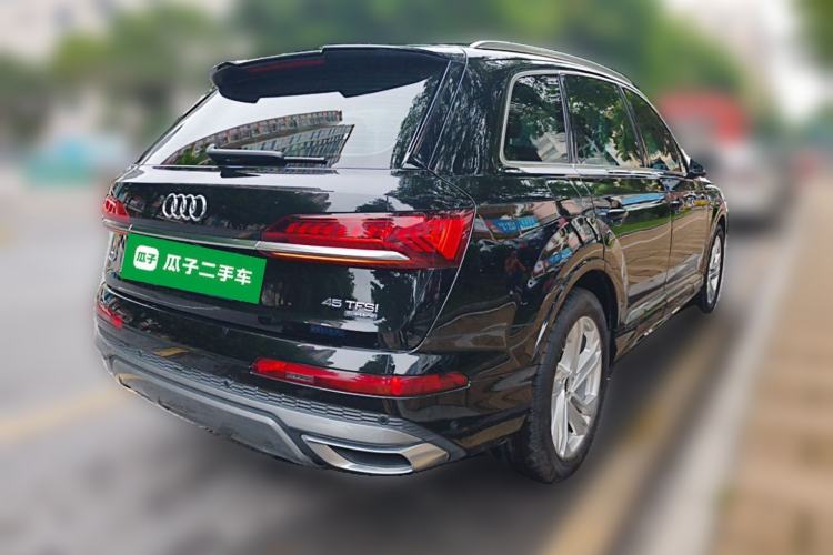 Used Audi Q7 2023 45 TFSI quattro S line Sport model Rear Right 45 Deg