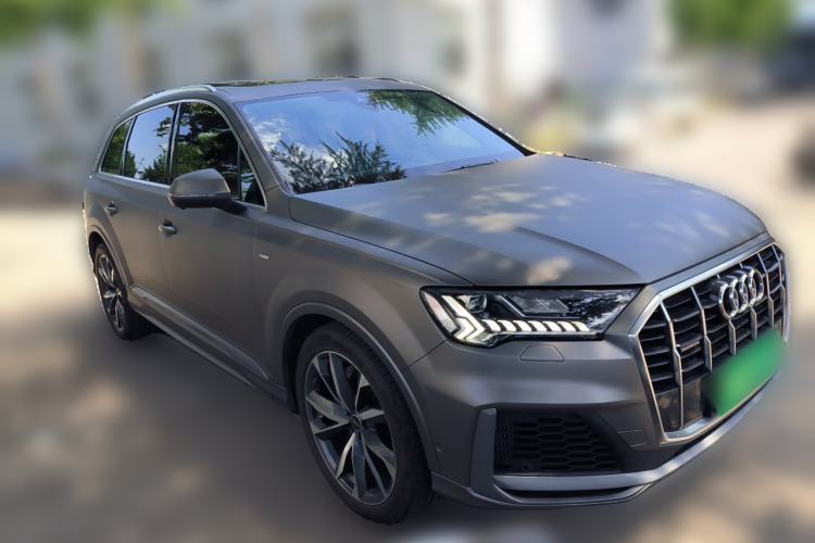 Used Audi Q7 2023 55 TFSI quattro S line Sport Edition Front Right 45 Deg