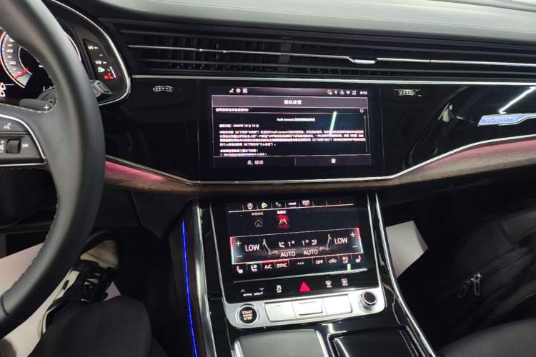 Used Audi Q7 2024 55 TFSI quattro S line Sport model Audio And AC Panel