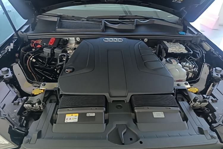 Used Audi Q7 2024 45 TFSI quattro S line Black Warrior Edition Engine Bay