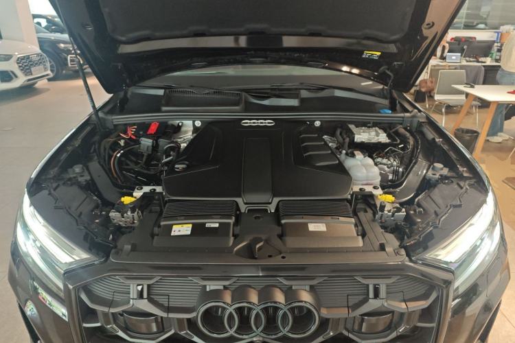 Used Audi Q7 2024 45 TFSI quattro S line Black Warrior Edition Engine Bay