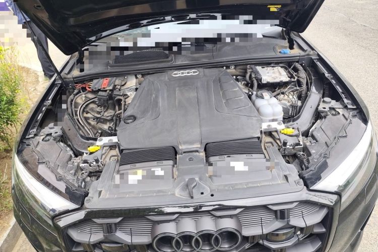Used Audi Q7 2024 45 TFSI quattro S line Black Warrior Edition Engine Bay