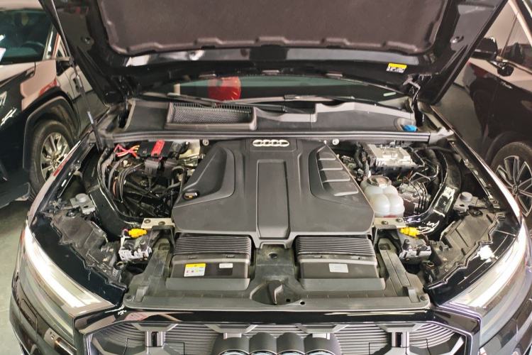 Used Audi Q7 2024 45 TFSI quattro S line Black Warrior Edition Engine Bay