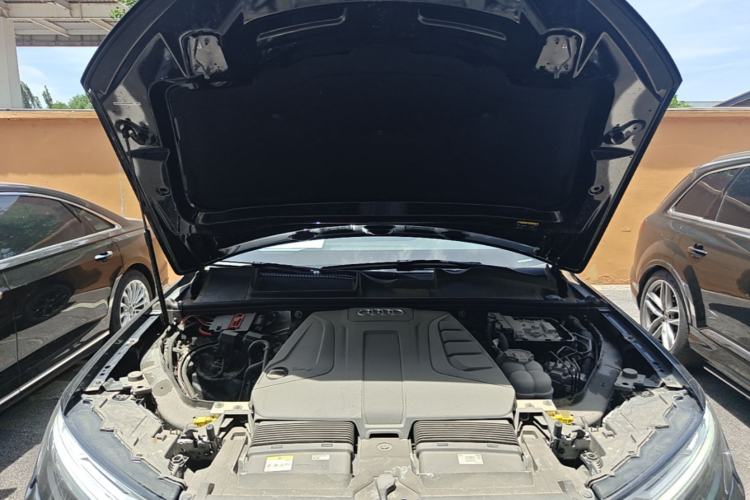 Used Audi Q7 2024 45 TFSI quattro S line Black Warrior Edition Engine Bay