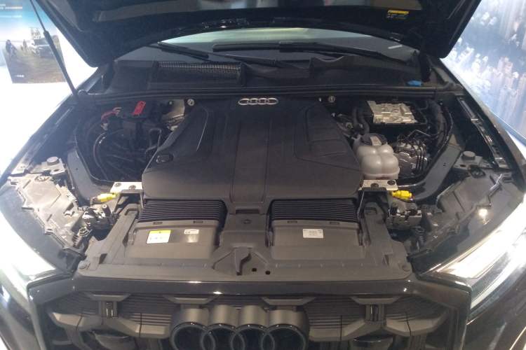 Used Audi Q7 2024 45 TFSI quattro S line Black Warrior Edition Engine Bay