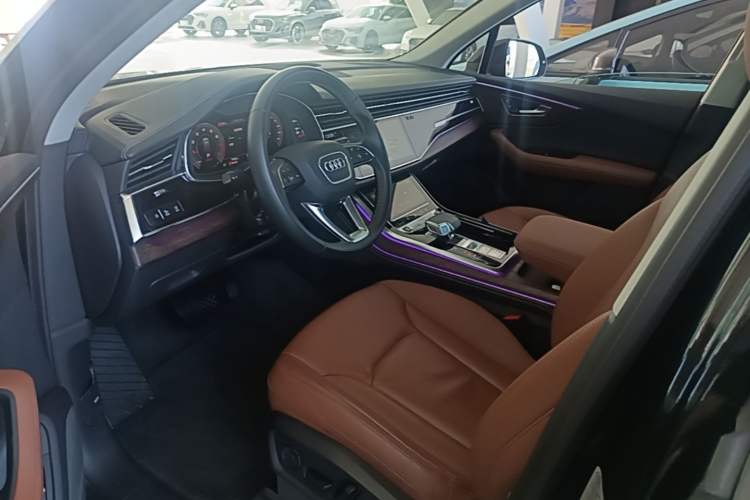 Used Audi Q7 2024 45 TFSI quattro S line Black Warrior Edition Left Front Seat