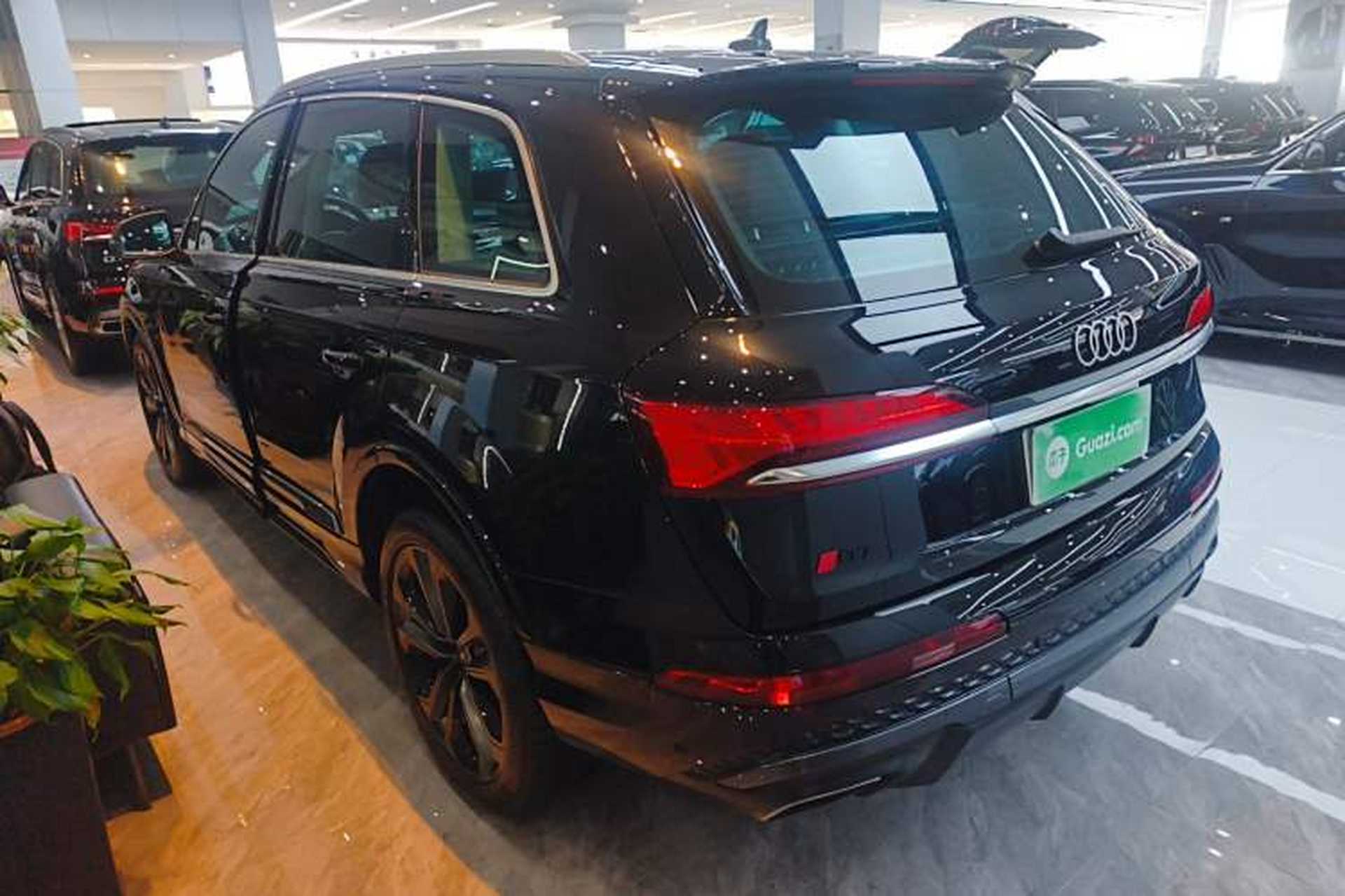 Used Audi Q7 2024 55 TFSI quattro S line Sport model Rear Left 45 Deg