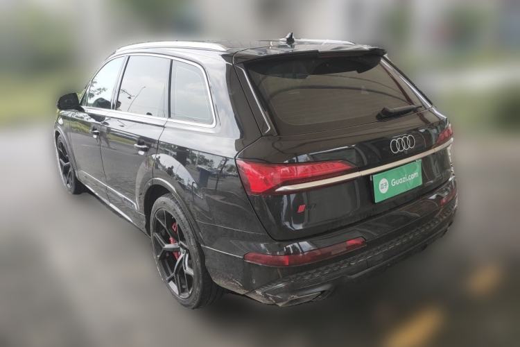 Used Audi Q7 2024 55 TFSI quattro S line Sport model Rear Left 45 Deg