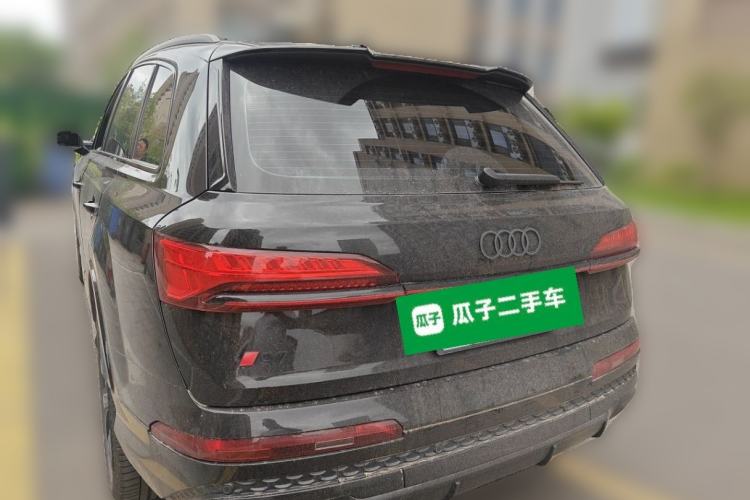 Used Audi Q7 2024 45 TFSI quattro S line Black Warrior Edition Rear Left 45 Deg