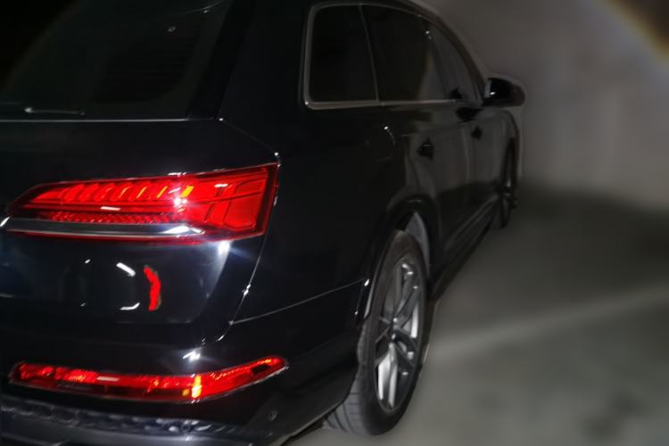 Used Audi Q7 2024 55 TFSI quattro S line Sport model Rear Right 45 Deg