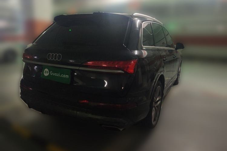 Used Audi Q7 2024 55 TFSI quattro S line Sport model Rear Right 45 Deg