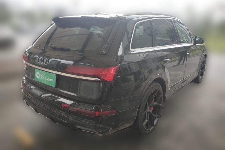 Used Audi Q7 2024 55 TFSI quattro S line Sport model Rear Right 45 Deg