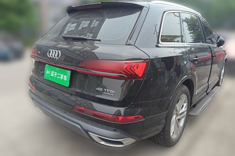 Used Audi Q7 2024 45 TFSI quattro S line Sport Edition Rear Right 45 Deg