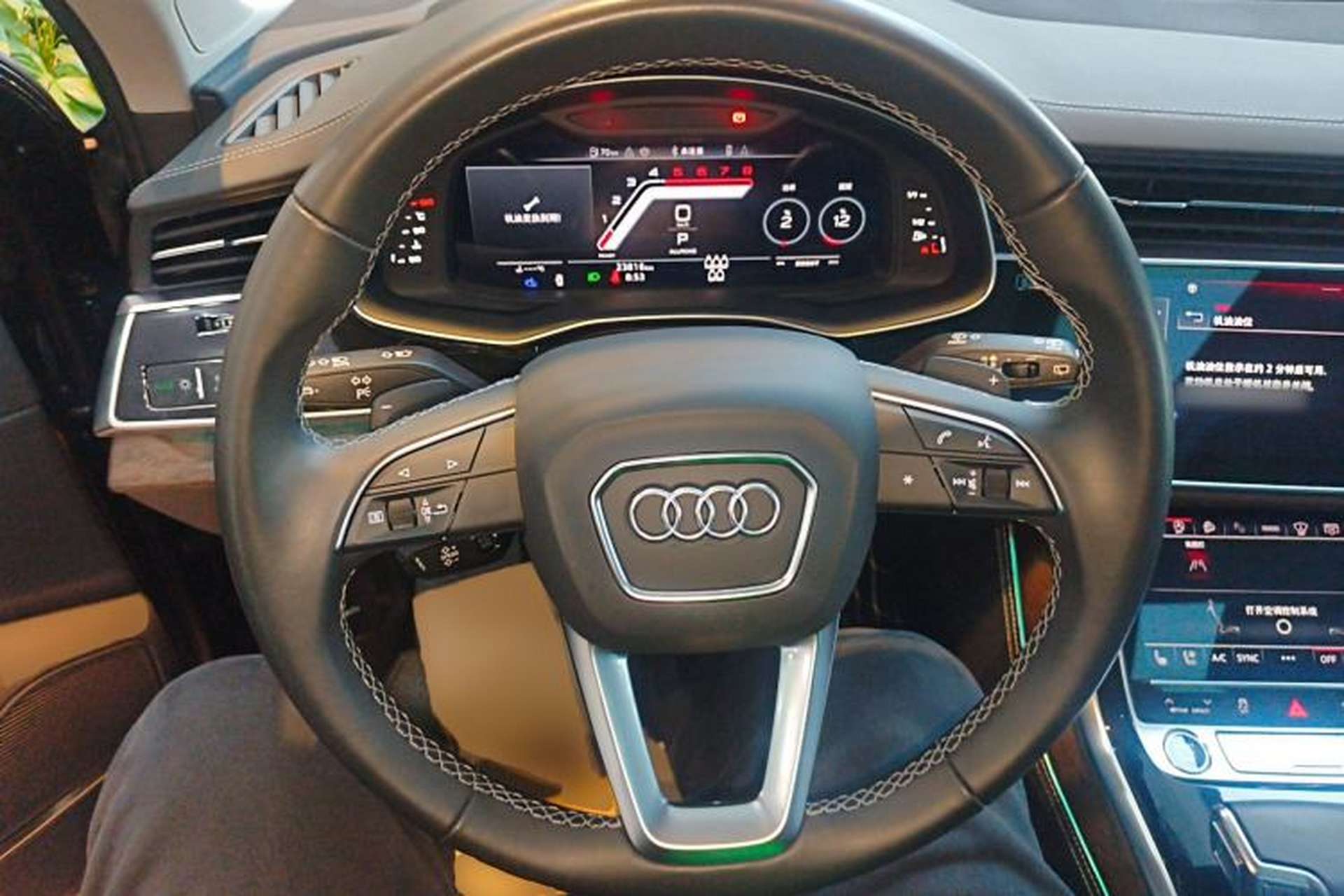 Used Audi Q7 2024 55 TFSI quattro S line Sport model Steering Wheel