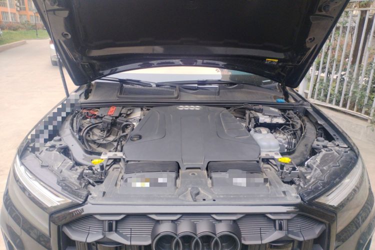 Used Audi Q7 2025 45 TFSI quattro S line Black Warrior Edition Engine Bay