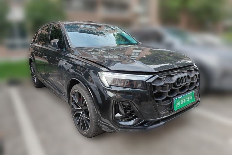 Used Audi Q7 2025 55 TFSI quattro S line Black Warrior Edition Front Right 45 Deg