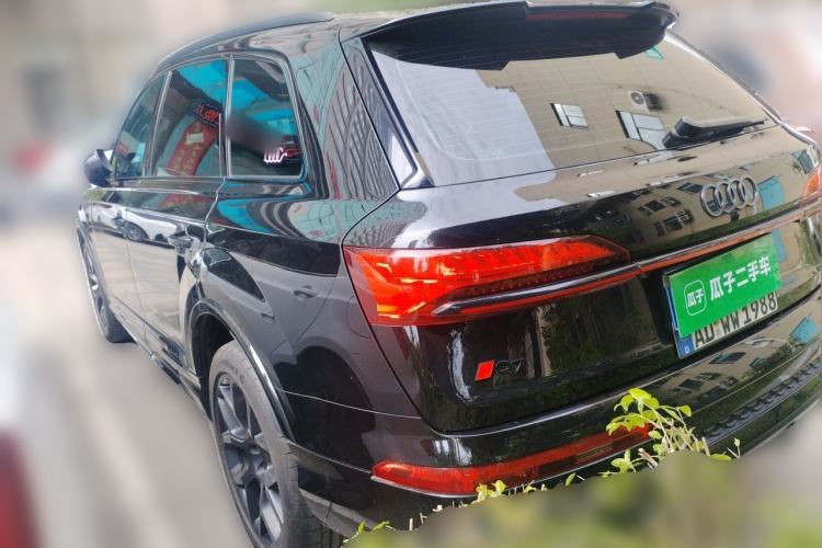 Used Audi Q7 2025 45 TFSI quattro S line Black Warrior Edition Rear Left 45 Deg