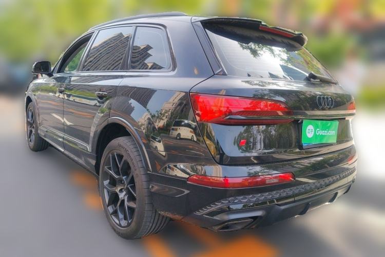 Used Audi Q7 2025 45 TFSI quattro S line Black Warrior Edition Rear Left 45 Deg