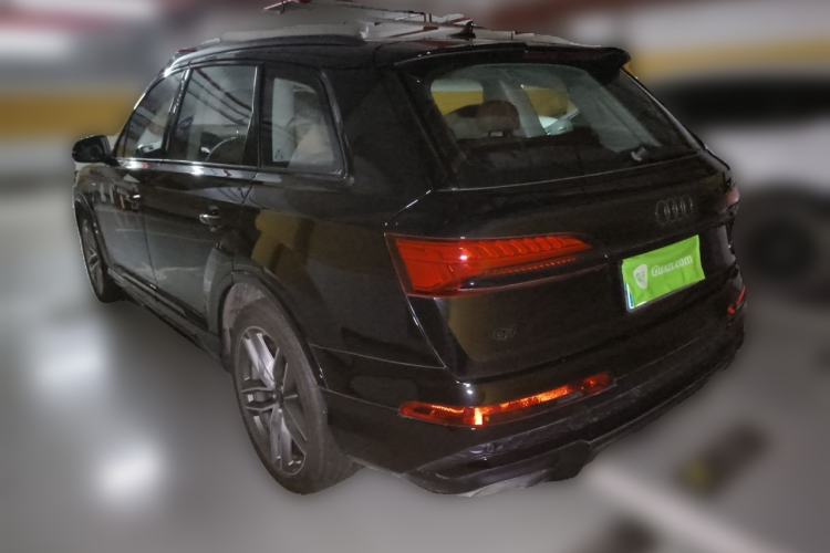 Used Audi Q7 2025 45 TFSI quattro S line Black Warrior Edition Rear Left 45 Deg