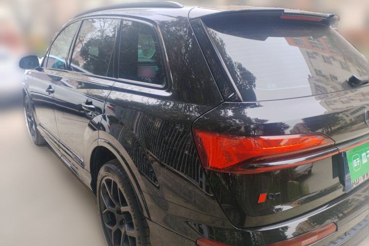 Used Audi Q7 2025 45 TFSI quattro S line Black Warrior Edition Rear Left 45 Deg