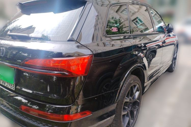 Used Audi Q7 2025 45 TFSI quattro S line Black Warrior Edition Rear Right 45 Deg