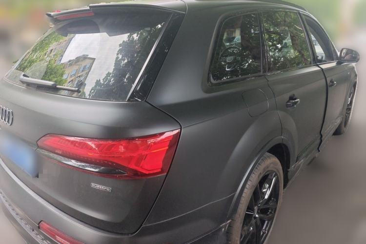 Used Audi Q7 2025 45 TFSI quattro S line Black Warrior Edition Rear Right 45 Deg