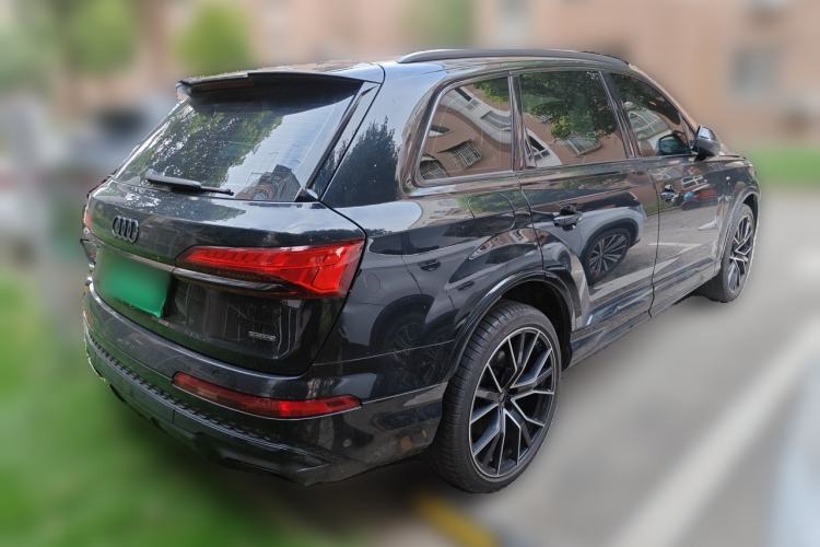Used Audi Q7 2025 55 TFSI quattro S line Black Warrior Edition Rear Right 45 Deg