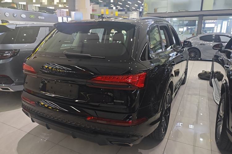 Used Audi Q7 2025 45 TFSI quattro S line Black Warrior Edition Rear Right 45 Deg