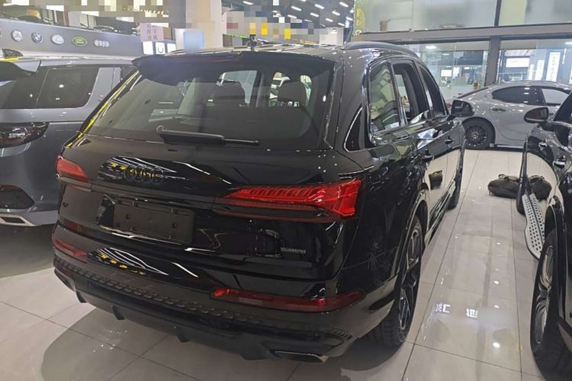 Used Audi Q7 2025 45 TFSI quattro S line Black Warrior Edition Rear Right 45 Deg