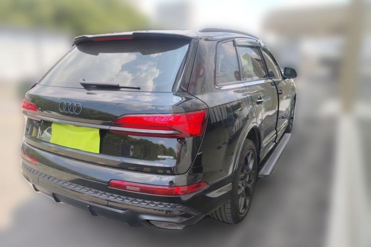 Used Audi Q7 2025 45 TFSI quattro S line Black Warrior Edition Rear Right 45 Deg