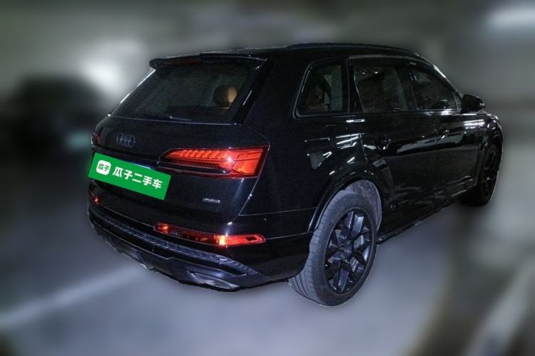 Used Audi Q7 2025 45 TFSI quattro S line Black Warrior Edition Rear Right 45 Deg
