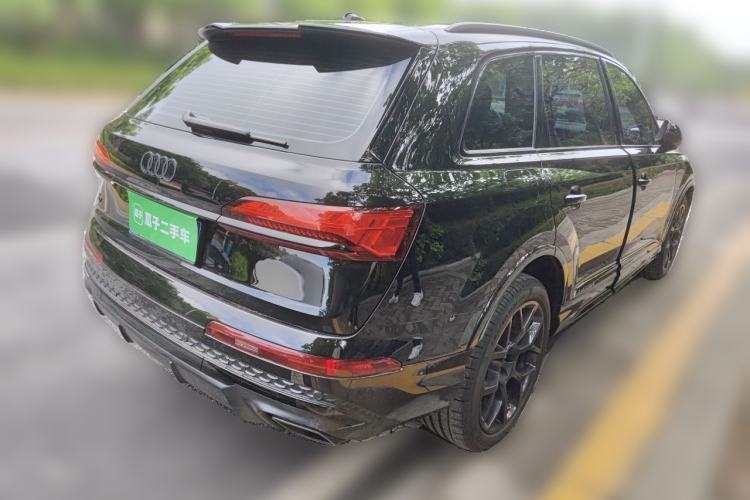 Used Audi Q7 2025 45 TFSI quattro S line Black Warrior Edition Rear Right 45 Deg