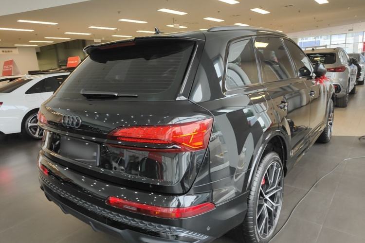 Used Audi Q7 2025 55 TFSI quattro S line Black Warrior Edition Rear Right 45 Deg
