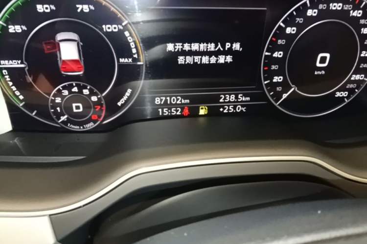 Used Audi Q7 New Energy 2019 55 e-tron Odometer Close Up