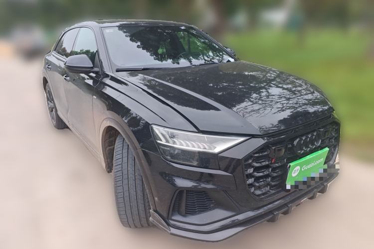 Used Audi Q8 2021 55 TFSI Prestige Dynamic Edition Front Right 45 Deg
