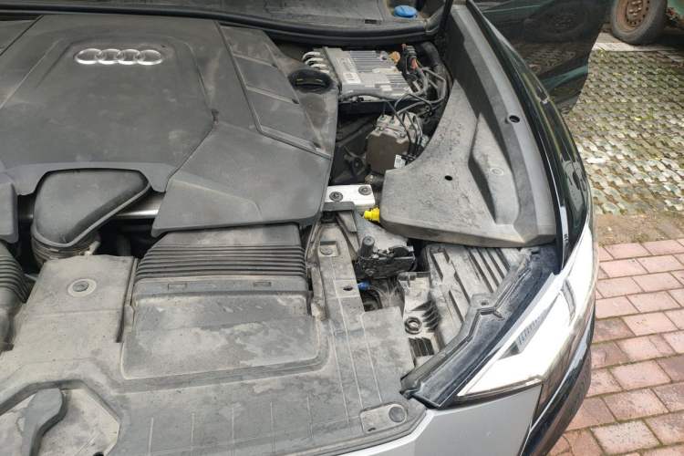 Used Audi Q8 2019 55 TFSI Luxury Dynamic Model Engine Bay Left