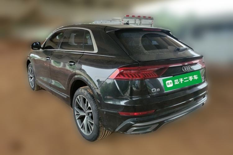 Used Audi Q8 2019 55 TFSI Luxury Dynamic Model Rear Left 45 Deg