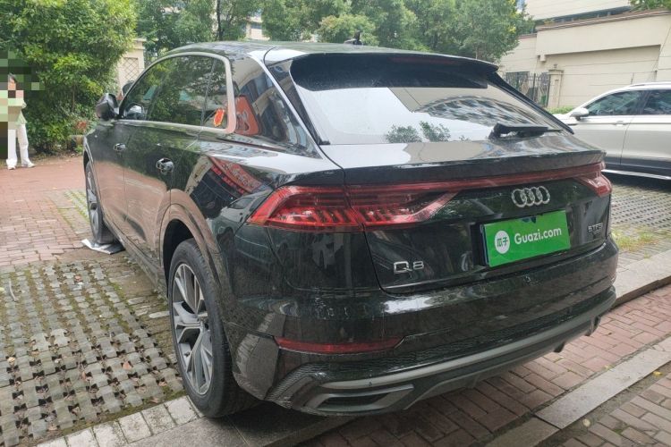 Used Audi Q8 2019 55 TFSI Luxury Dynamic Model Rear Left 45 Deg