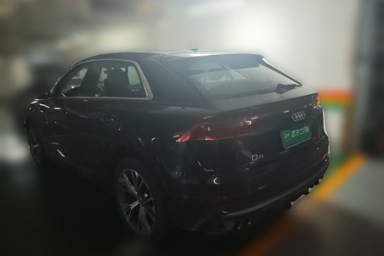 Used Audi Q8 2019 55 TFSI Luxury Dynamic Model Rear Left 45 Deg